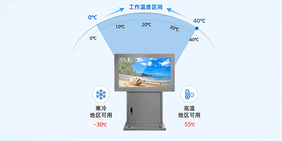 韓國(guó)灰色戶外立式廣告機(jī)